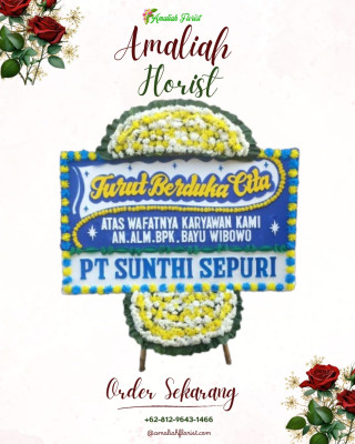 Papan Bunga Duka di Pandeglang