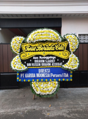 Papan Bunga Duka di Pandeglang