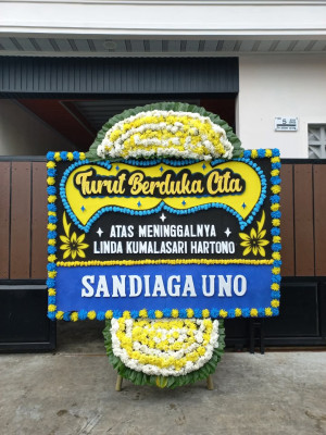Papan Bunga Duka di Pandeglang
