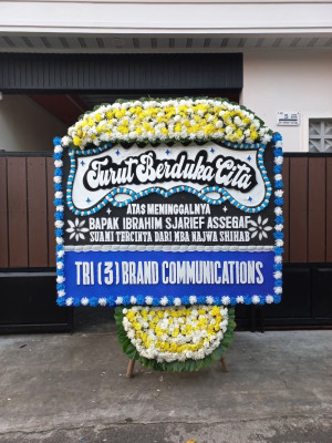 Papan Bunga Duka di Pandeglang